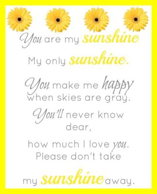 “You Are My Sunshine” - Một bản ballad đầy cảm xúc với giai điệu nhẹ nhàng, evoking nostalgia và niềm vui sảng khoái.